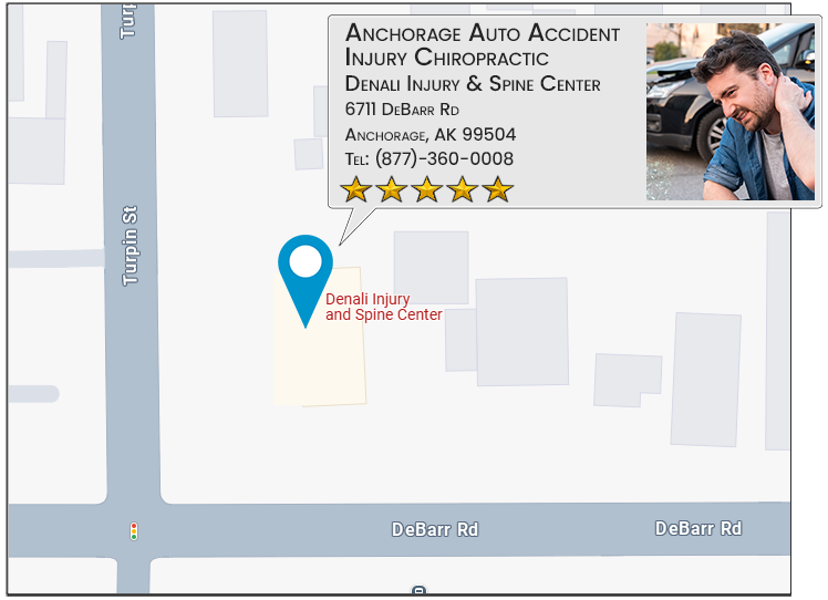 Anchorage Auto Accident Injury Chiropractic's location on google map